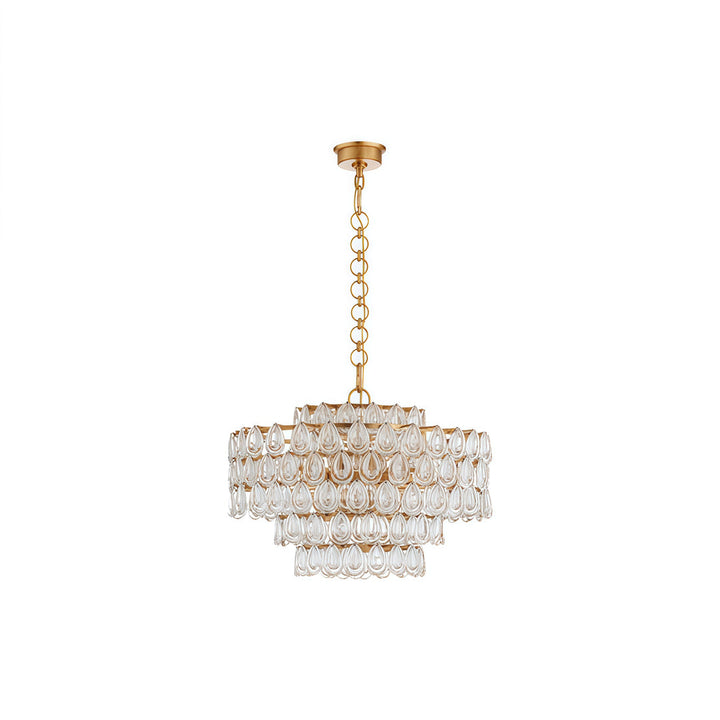 Kronljus Crystal All-Koppar Postmodern Lyx Taklampa