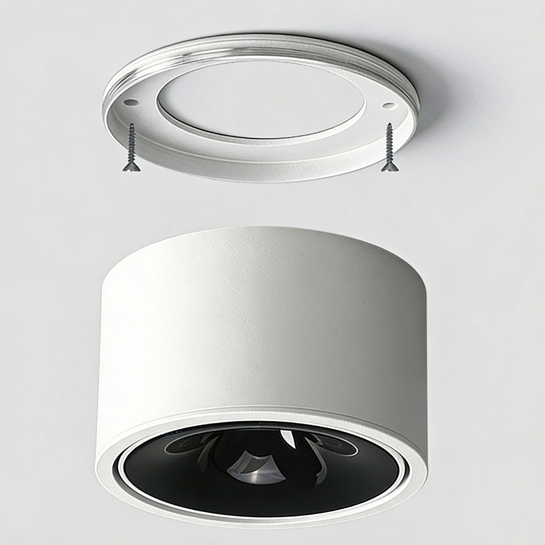 2 PCS Takspotlights Ultratunna Justerbar Vinkel LED-ljus