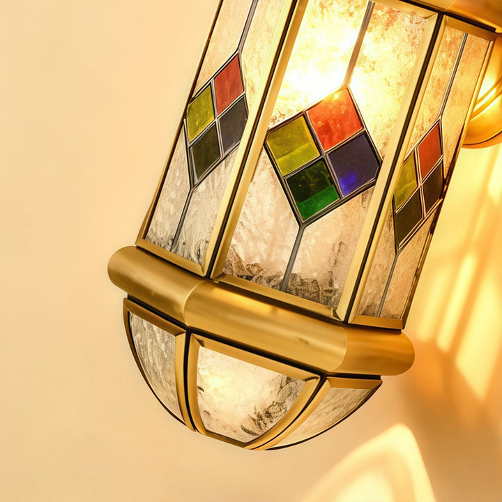 Utomhus Lantern Vägglampor Antik Koppar Kreativ Vägglampa