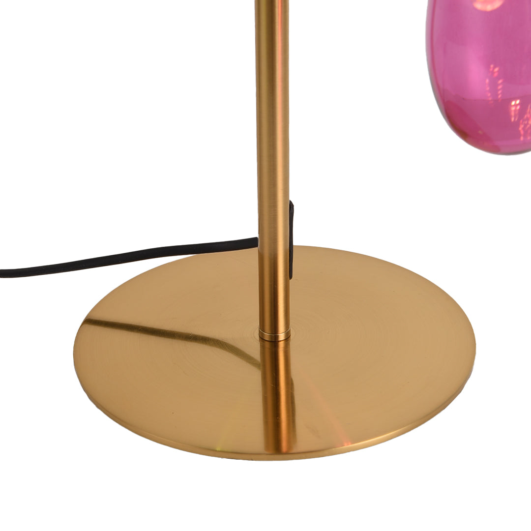 Färgad Glas Bordslampa Fransk Stil Multi-lampa