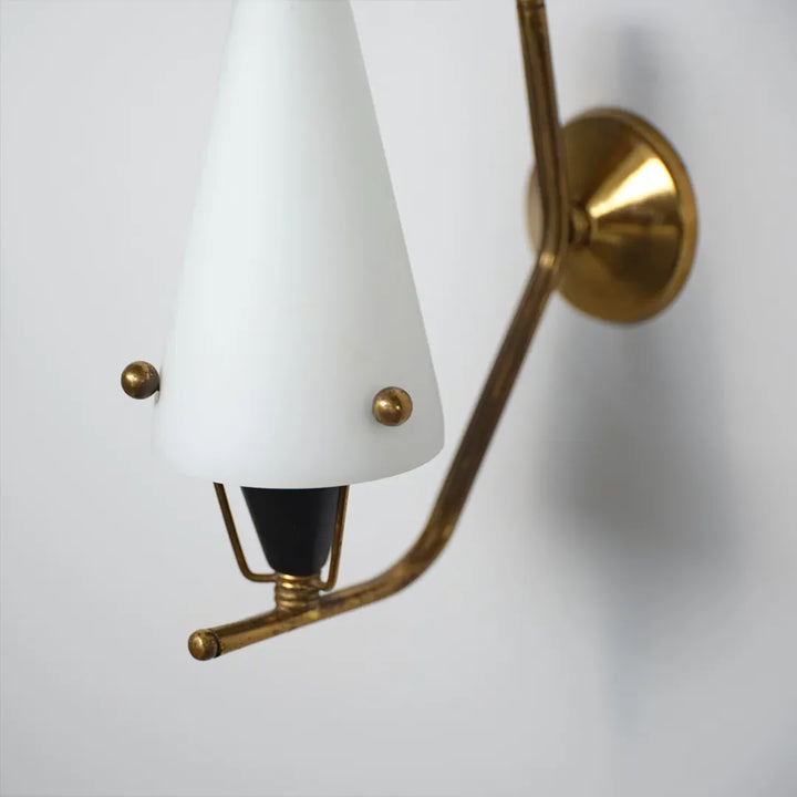 Kona Vägglampa Vintage Stil Glas Ambient Väggsconce