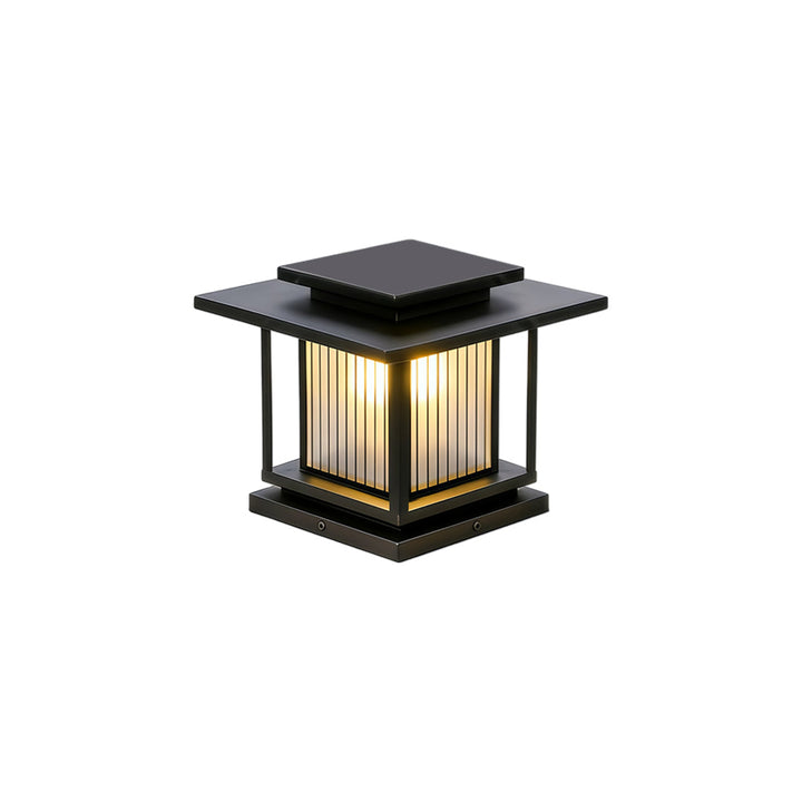 Uppfartssäule Solarlampor Modern Utomhus Portbelysning