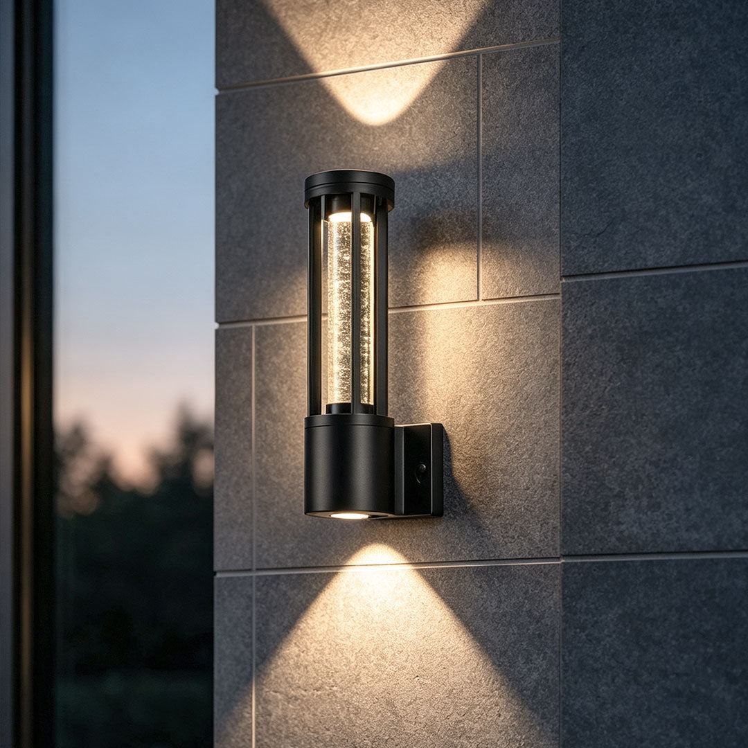 Cylinder Utomhus Vägglampa upp och ner Vattentät Lampa