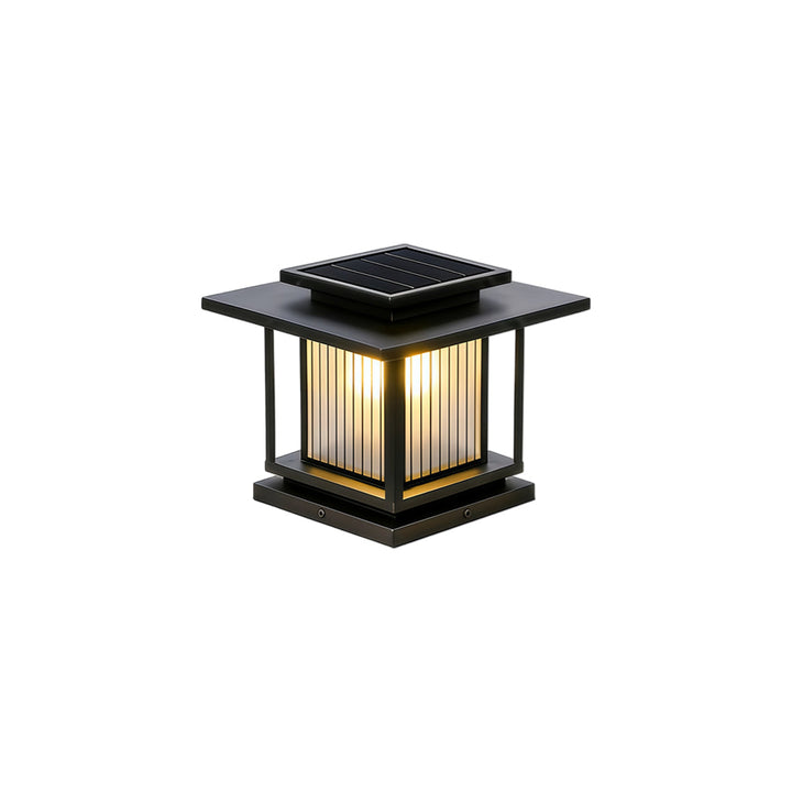 Uppfartssäule Solarlampor Modern Utomhus Portbelysning