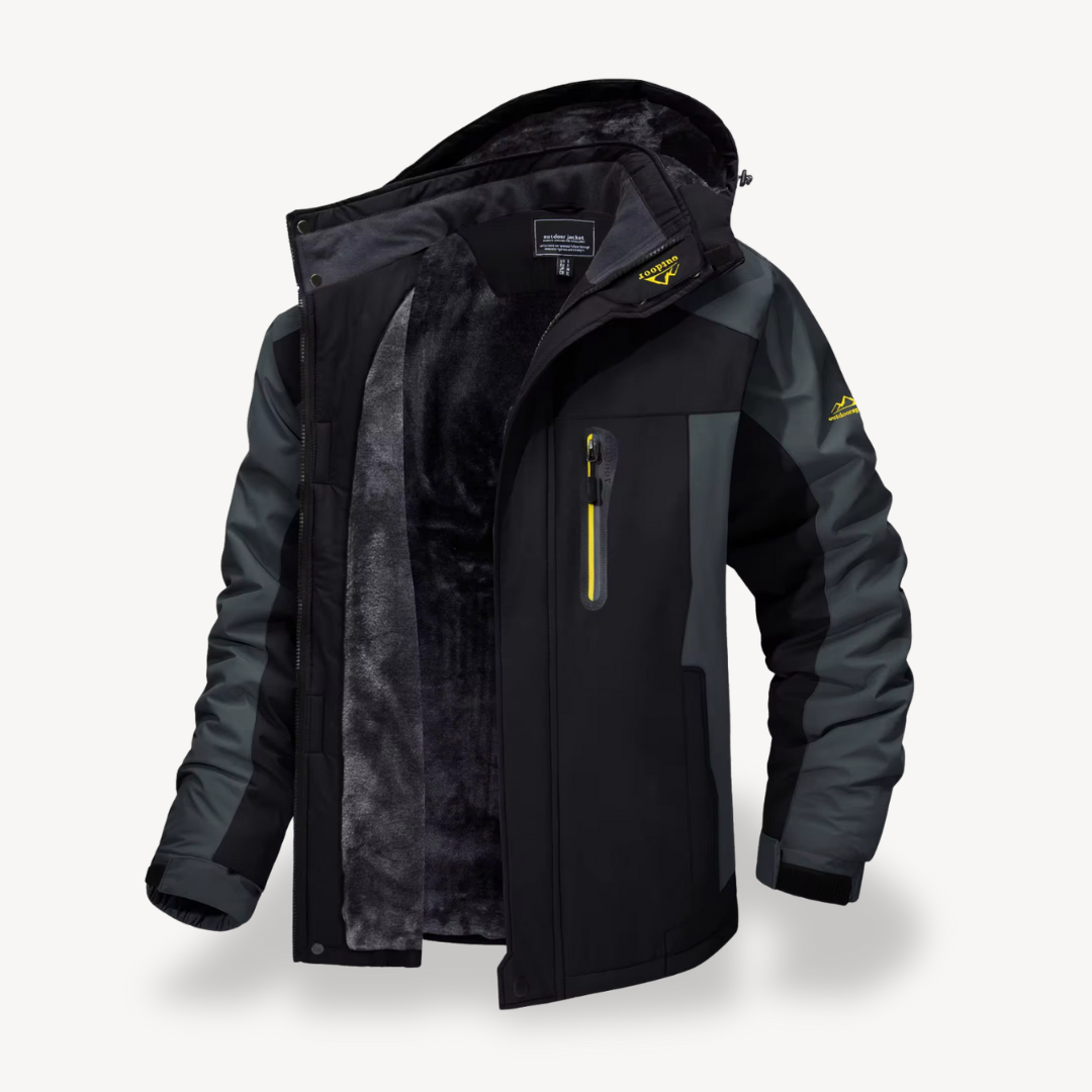 | Herr vattentät Utomhus vinter Fleece Jacka