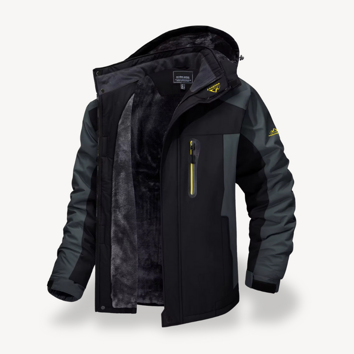 | Herr vattentät Utomhus vinter Fleece Jacka