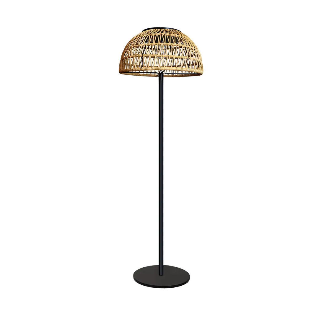 Utomhus Solhängande Lampa Modern Vävd Golvlampa