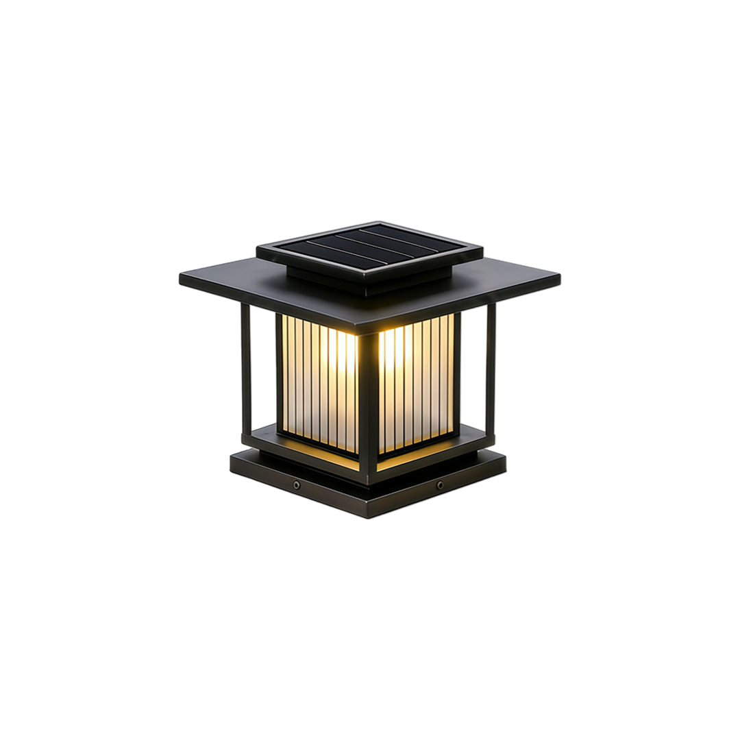 Uppfartssäule Solarlampor Modern Utomhus Portbelysning