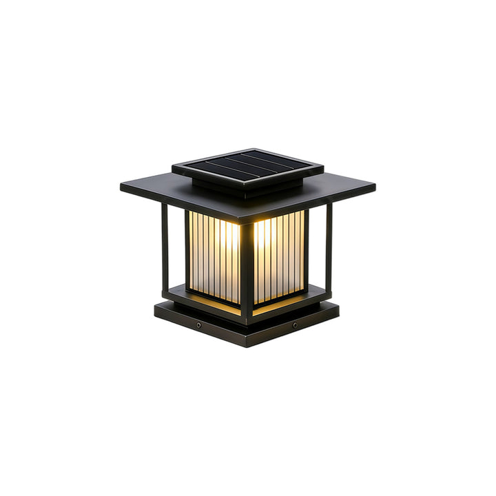Uppfartssäule Solarlampor Modern Utomhus Portbelysning
