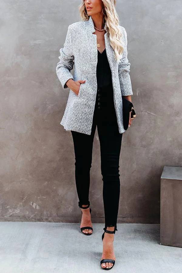 | casual Monochrome Jacka