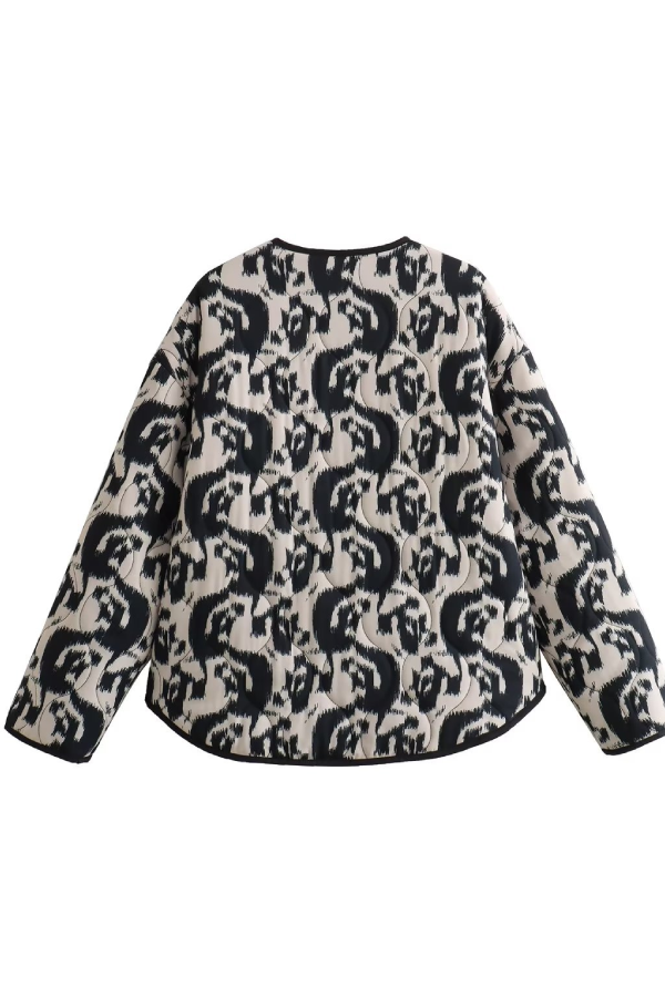 | Animal Tryck Bomull Jacka