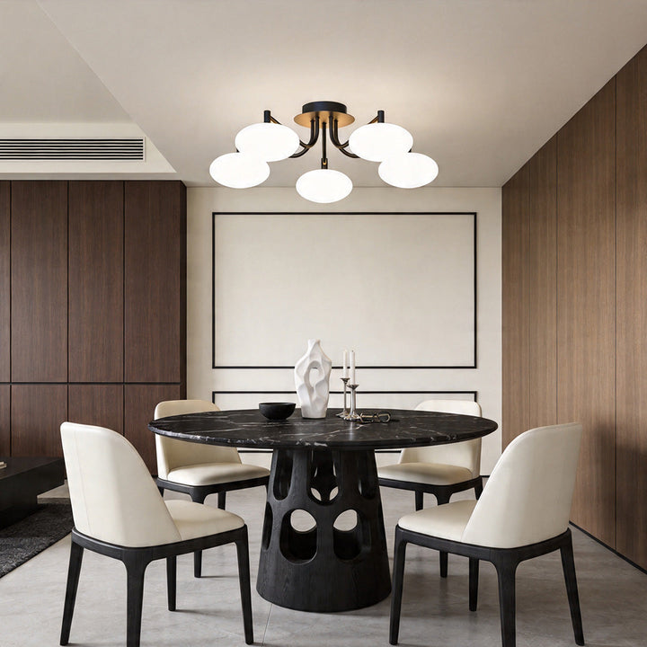 Glas Flush Mount Belysning Modern Kreativ LED Taklampa