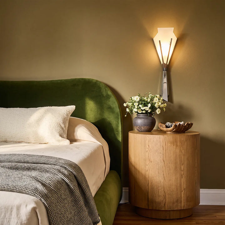Franska Vägglampetter Vintage Lyx Marmor Bukett Ljus