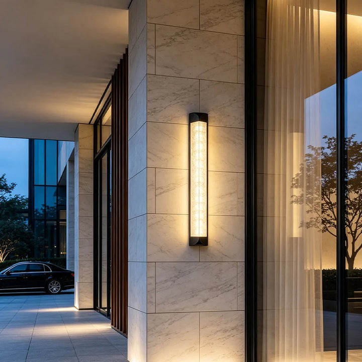 Vägglampa Utomhus Modern Vattentät Romersk Kolonn Lampa