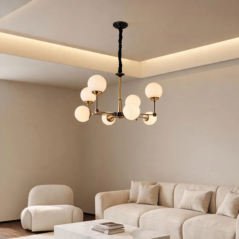 Glasboll Kandelaber Modern Molekylär Taklampa