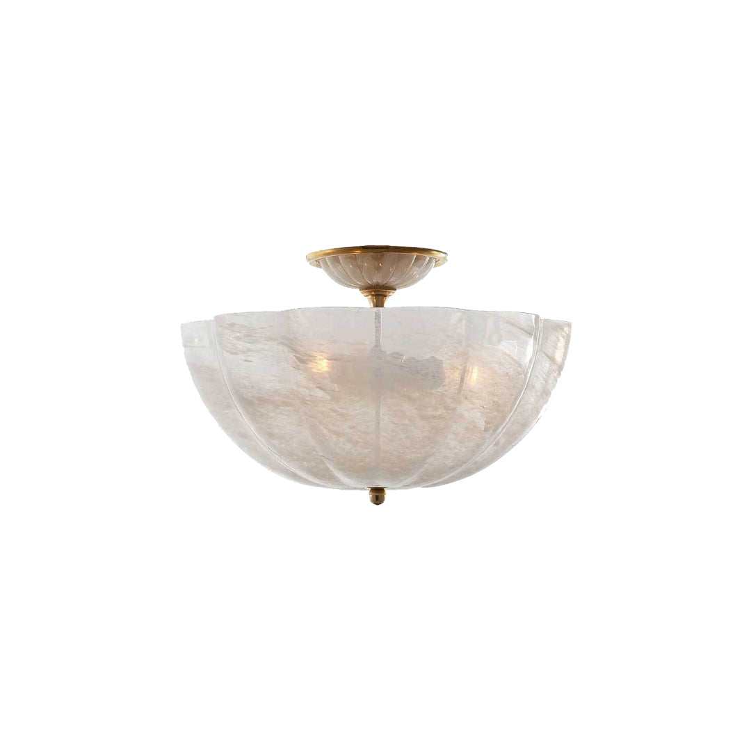 Glas Taklampor Modern Koppar Flush Mount Lampor