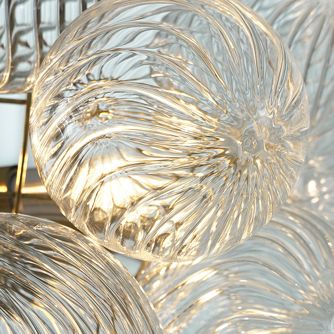 Glas Kandelaber Konst Modern Swirl Bubbel Taklampa