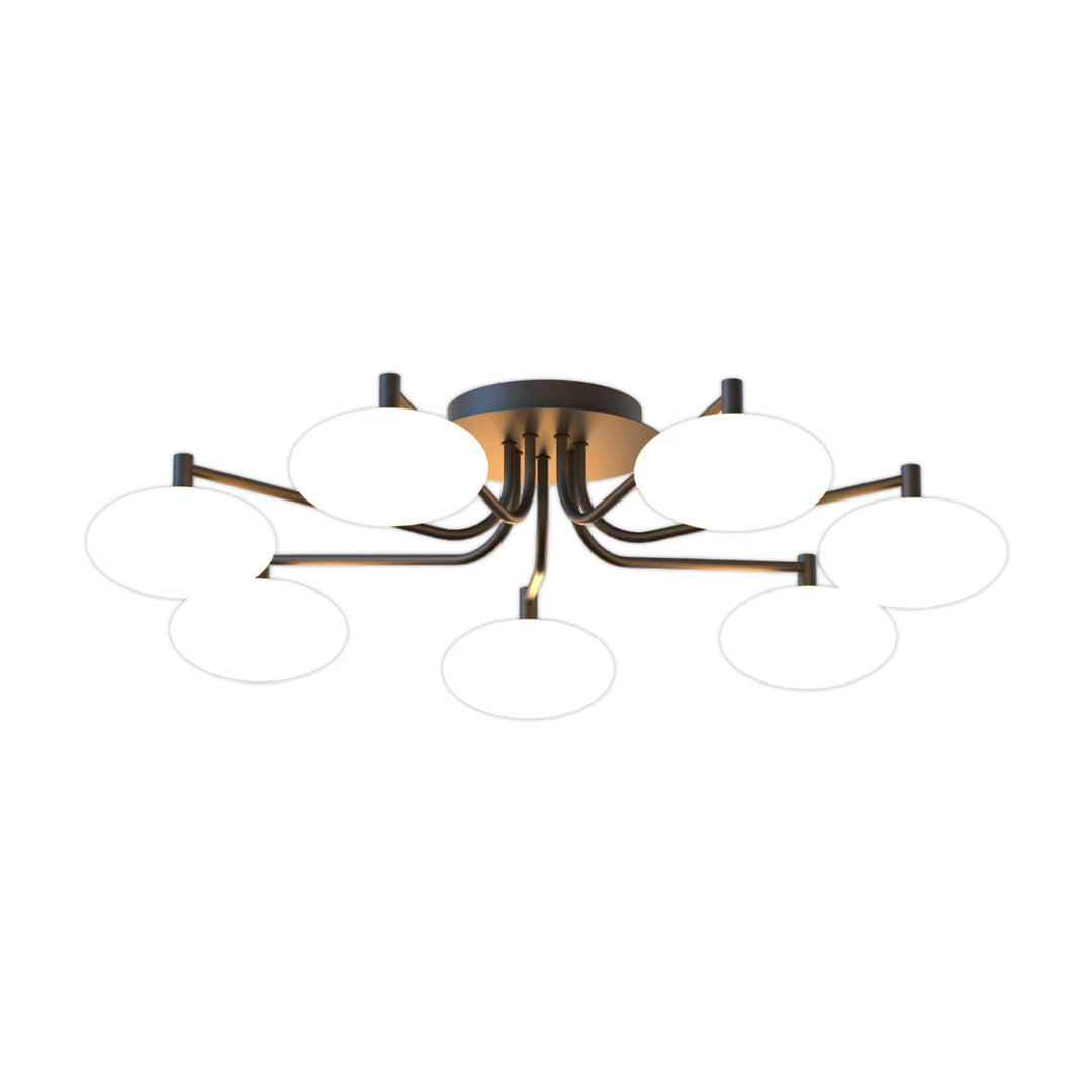 Glas Flush Mount Belysning Modern Kreativ LED Taklampa