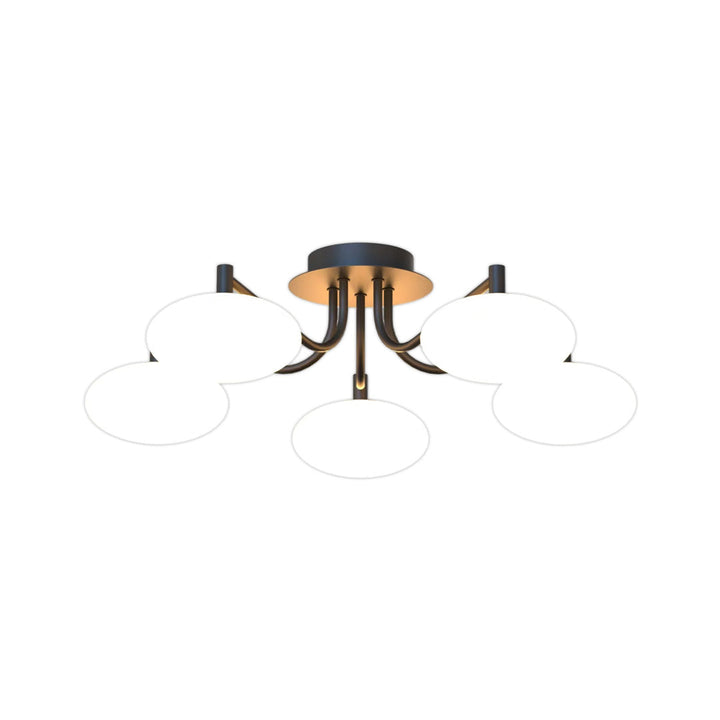 Glas Flush Mount Belysning Modern Kreativ LED Taklampa