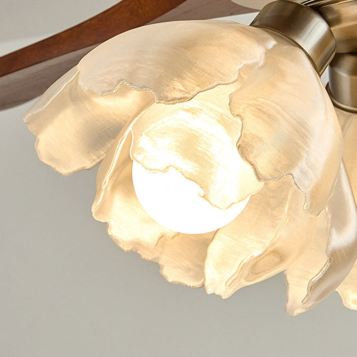 Takfläkt med LED-belysning Fullspektrum Variabel hastighet Ljus