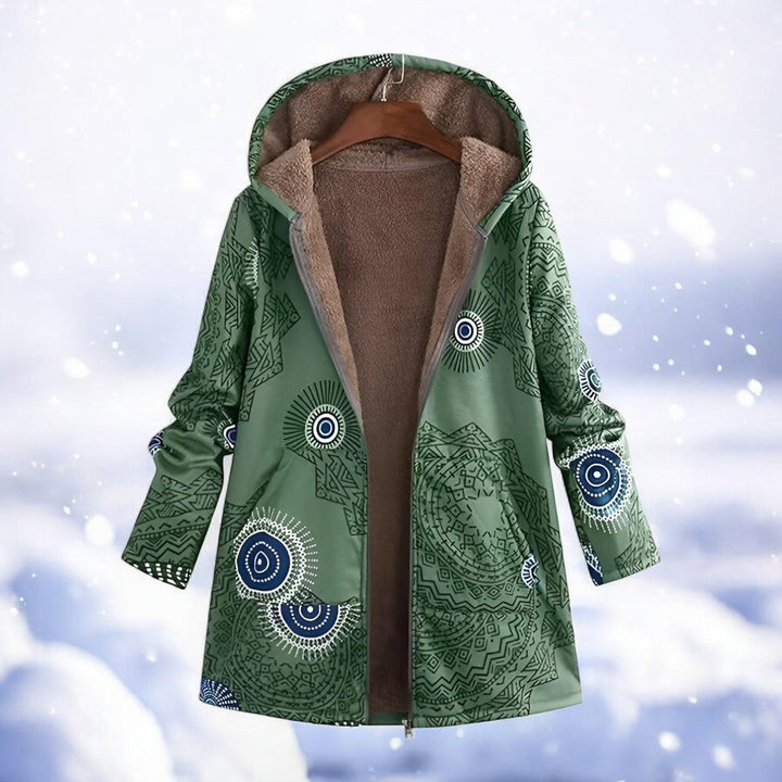 | vinter parka Röd