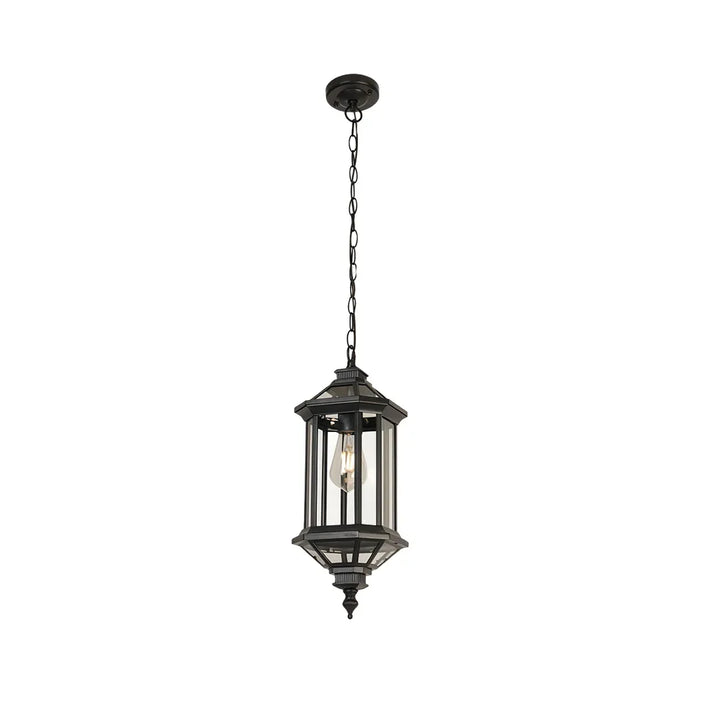 2 PCS Hängande Utomhus Pendellampor Vintage Glas Taklampa
