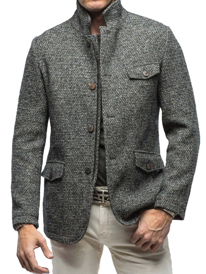 | Ficka Retro casual Blazer med Dragkedja - stilren komfort