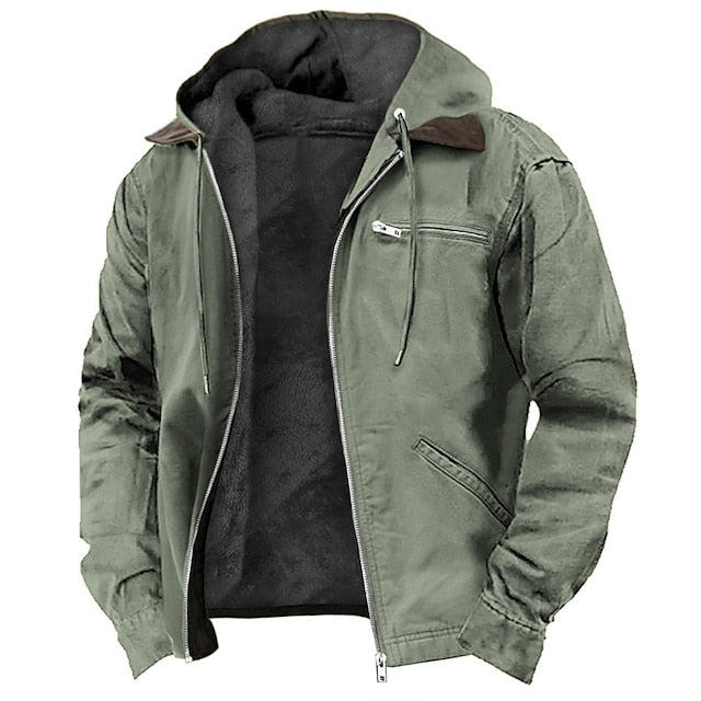 Funktionell vattentät Utomhus vinter parka Jacka med huva Polyester