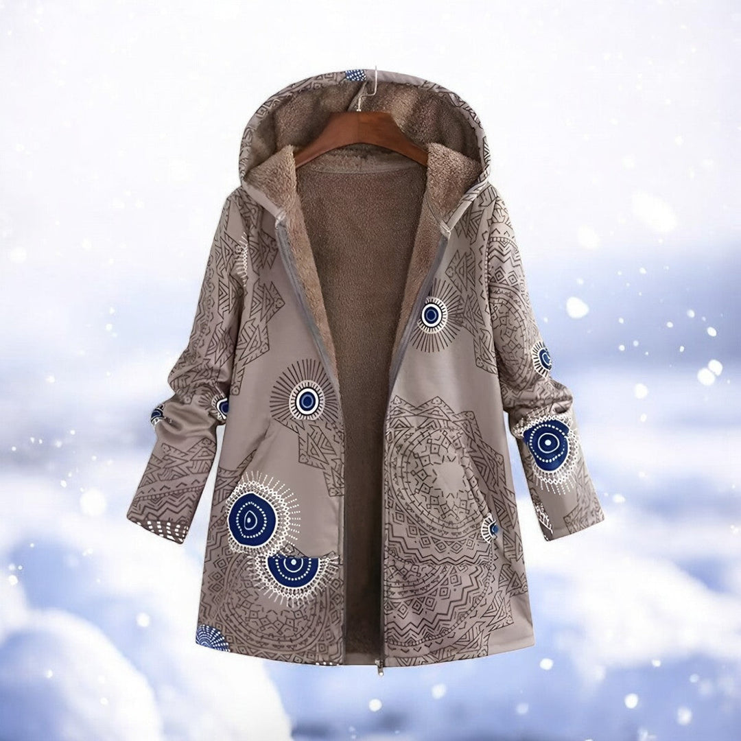 | vinter parka Röd