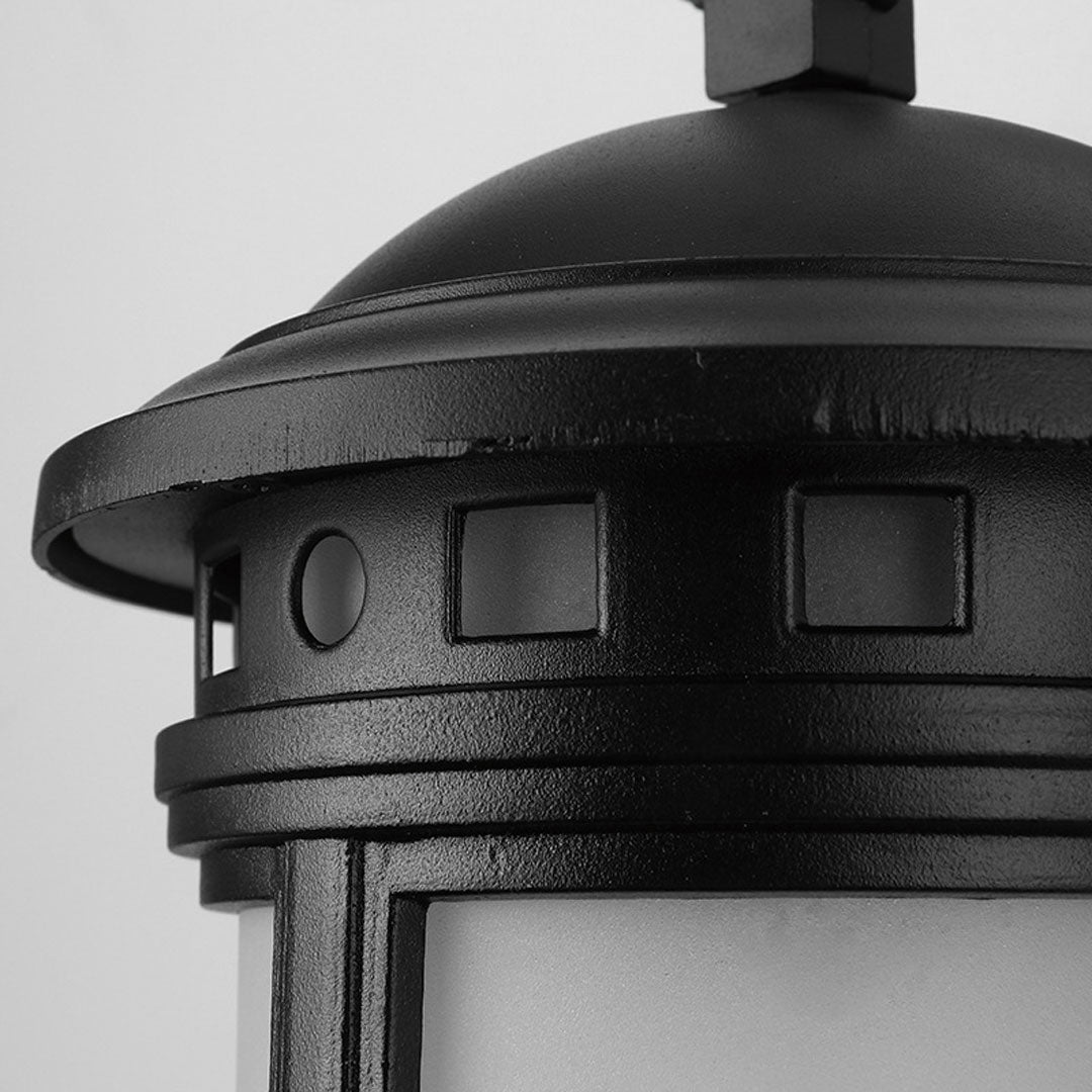 Svart Utomhus Vägglampa LED Vintage Amerikansk Vattentät Lampa