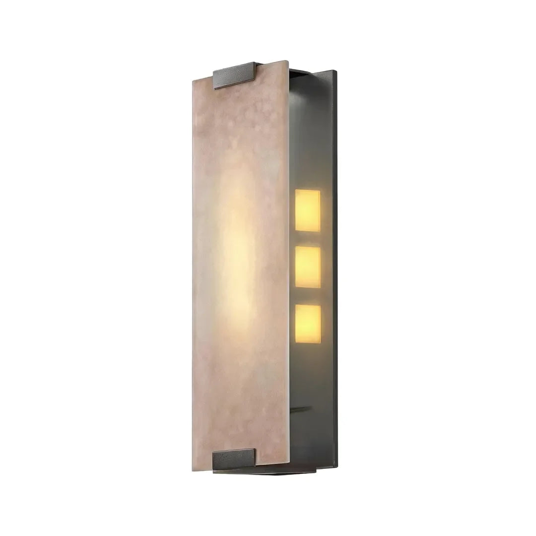 LED Ljus Vägglampa Modern Falsk Marmor Utomhusbelysning