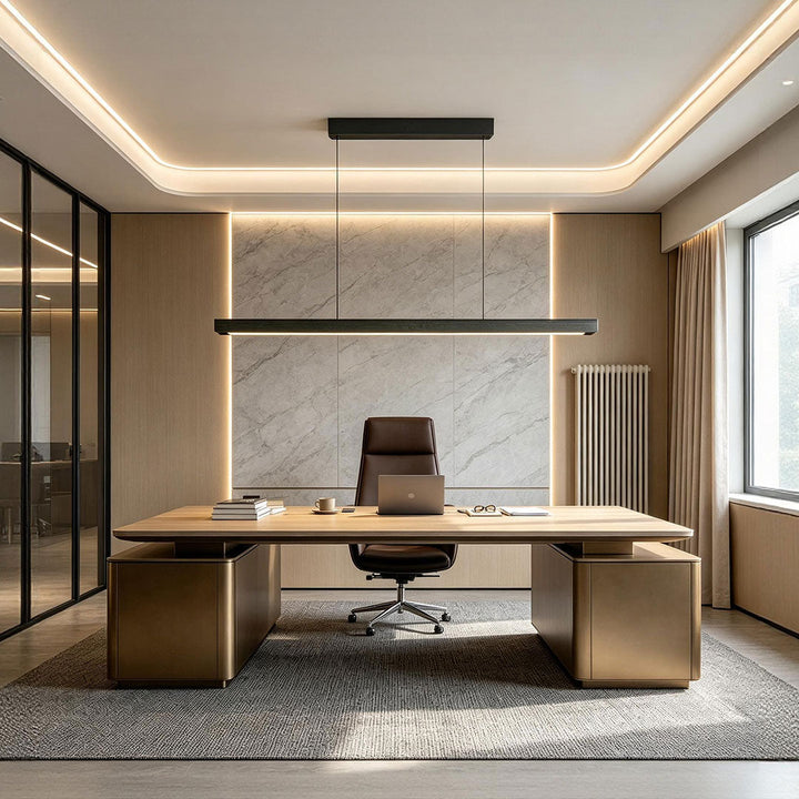 LED Linjär Upphängd Lampa Modern Minimalistisk Pendellampa