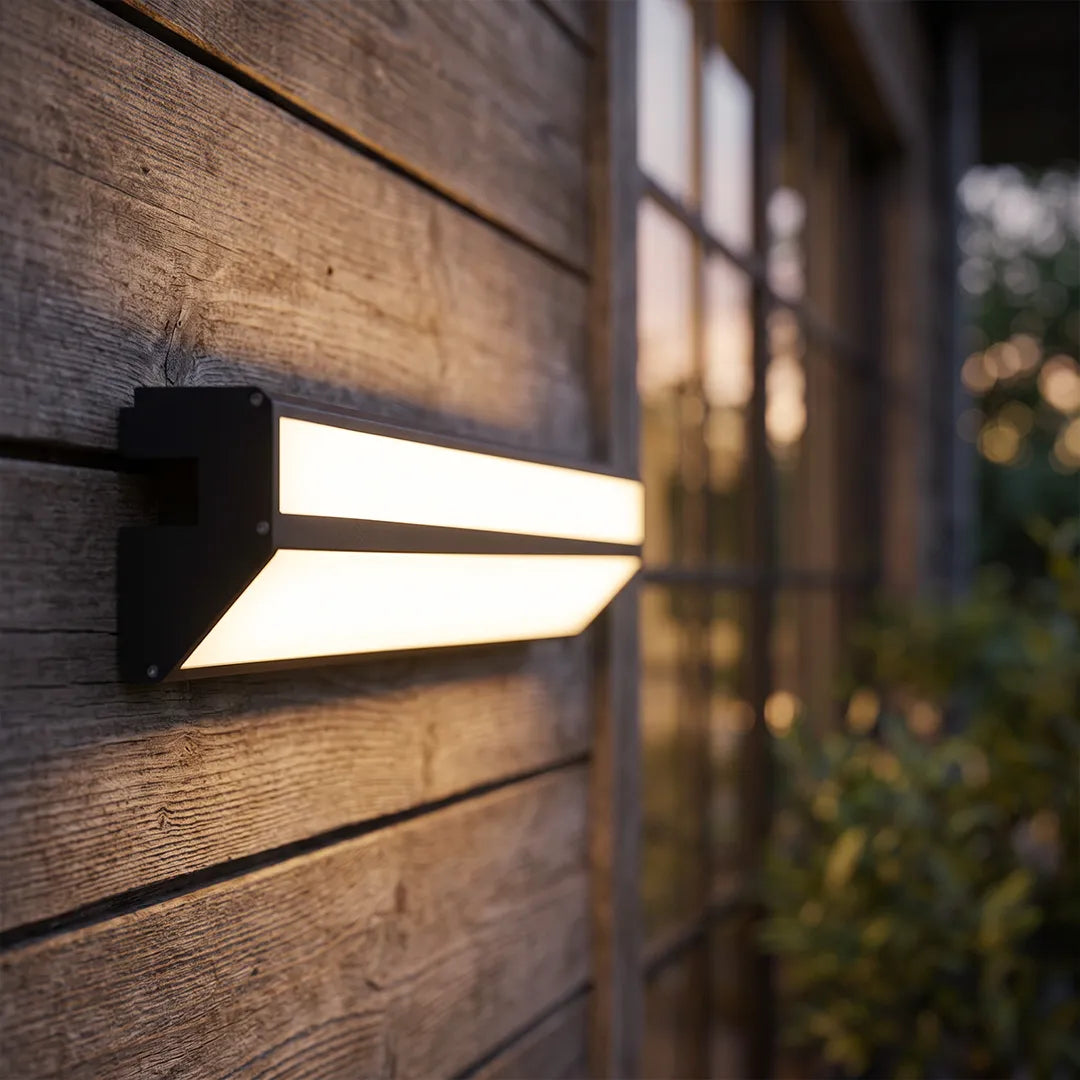 LED Linjär Vägglampa Modern Utomhus Lång Geometrisk Ljus
