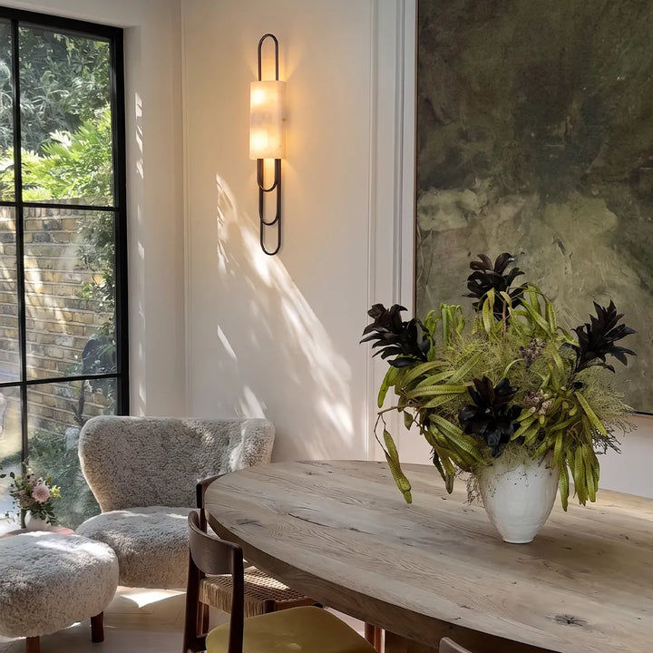 LED Modern Vägglampa Kreativ Marmor Sänglampa