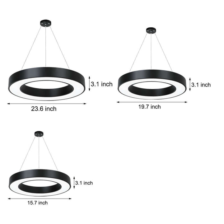[Öppen låda] LED Pendelring Taklampa Modern Metall Akryl Ljus