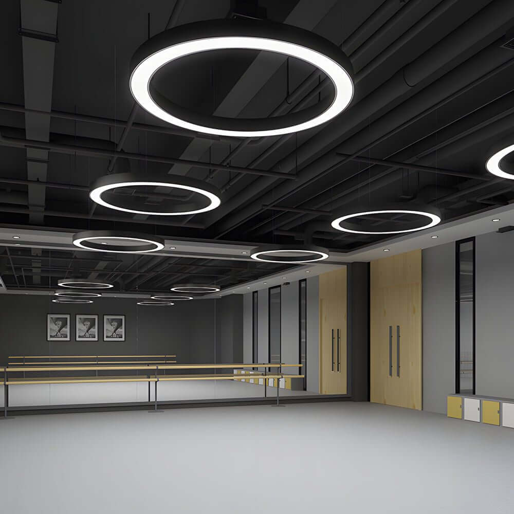 [Öppen låda] LED Pendelring Taklampa Modern Metall Akryl Ljus
