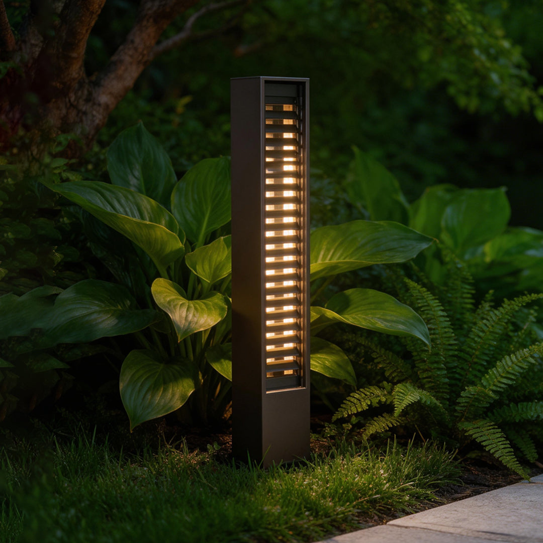 LED Stolpbelysning Modern Utomhus Vattentät Landskapsbelysning
