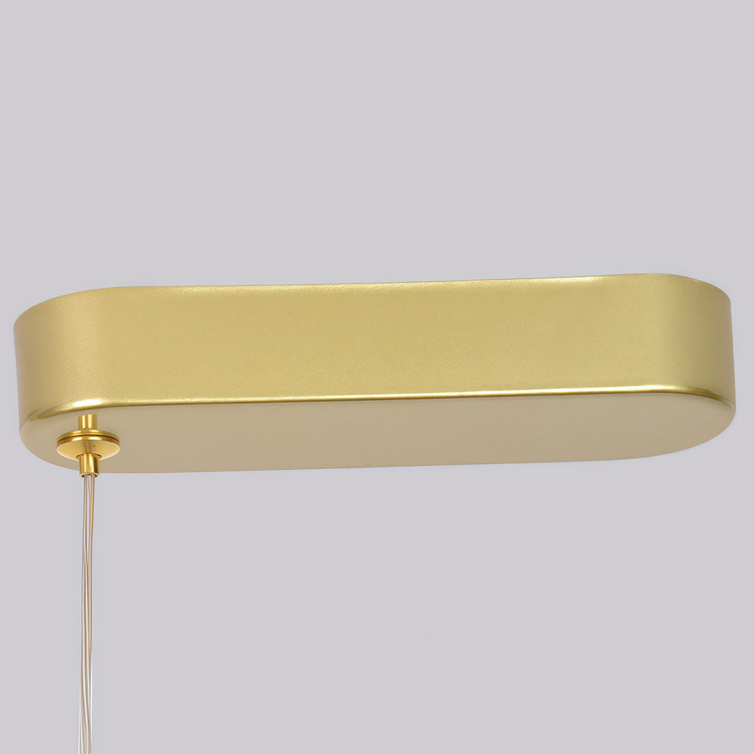 Linjär Guld Hängande Lampa Modulerbar LED Taklampa