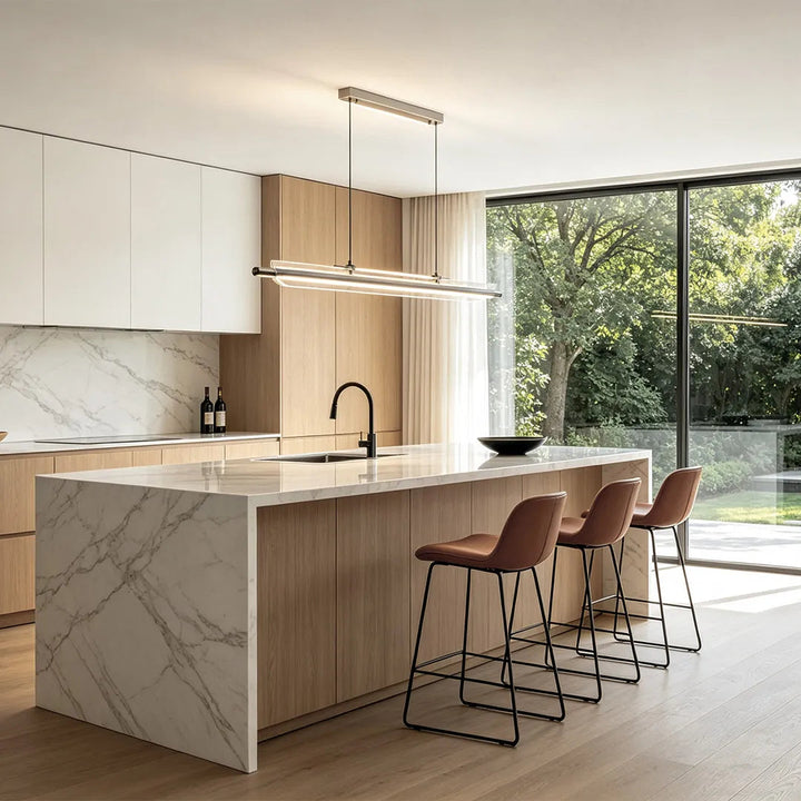 Linjär LED Pendellampa Bauhaus Glas Modern LED Taklampor