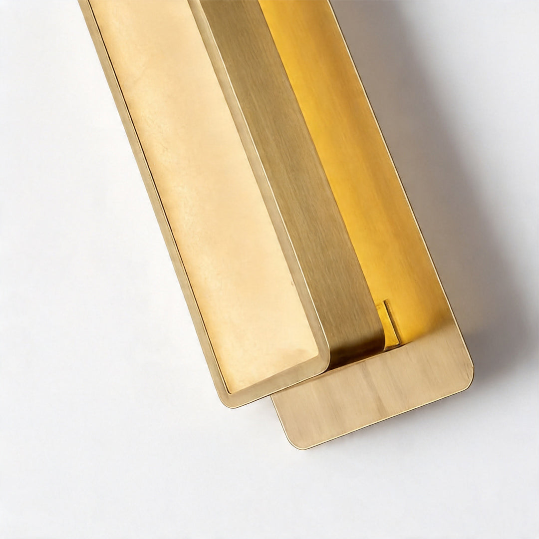 Guld Vägglampor Messing Naturlig Marmor Lyx Belysning