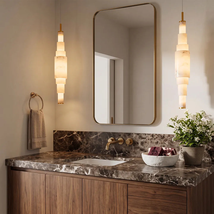 Marmor Hängande Lampa Modern Lyx Dekorativ Taklampa