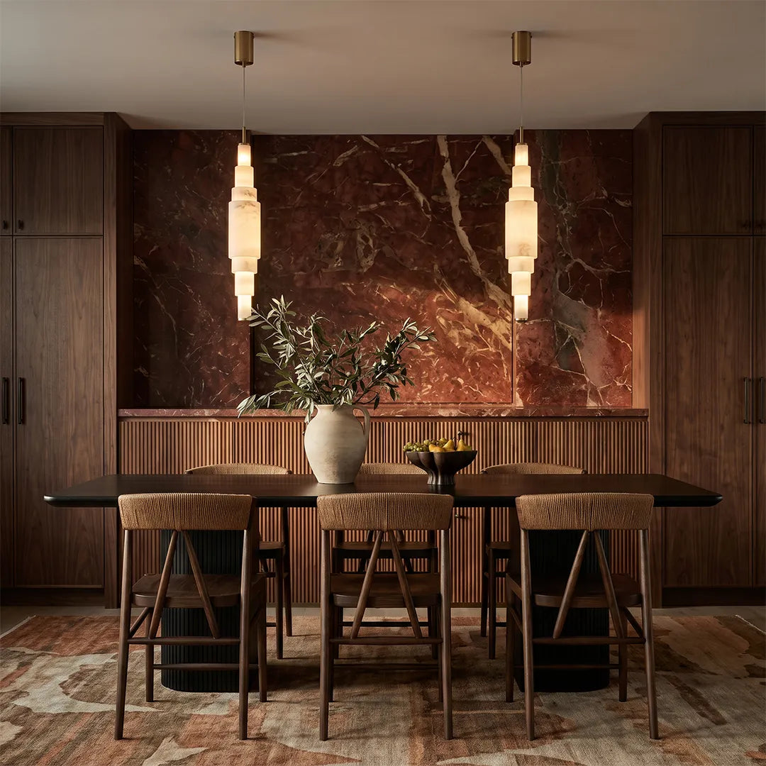Marmor Hängande Lampa Modern Lyx Dekorativ Taklampa