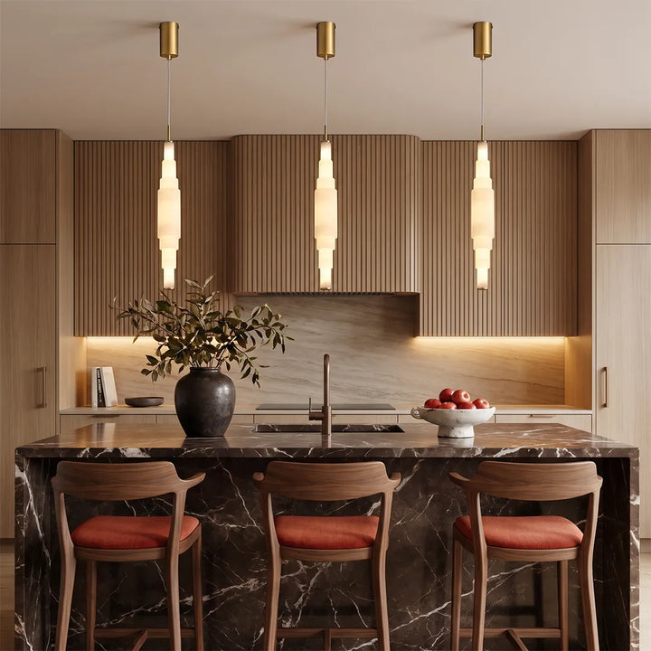 Marmor Hängande Lampa Modern Lyx Dekorativ Taklampa