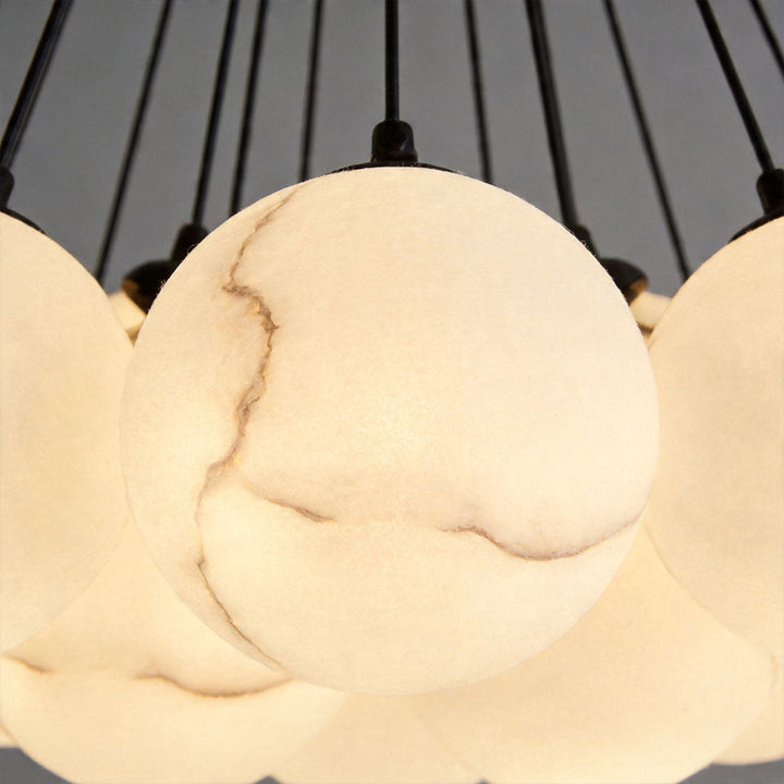 Modern Matt Svart Kandelaber Bubbelboll Taklampa