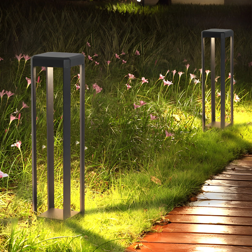 [Öppen Förpackning] Metall Solvägslampor Modern Svart Aluminium Lampa