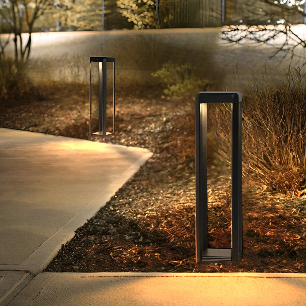[Öppen Förpackning] Metall Solvägslampor Modern Svart Aluminium Lampa