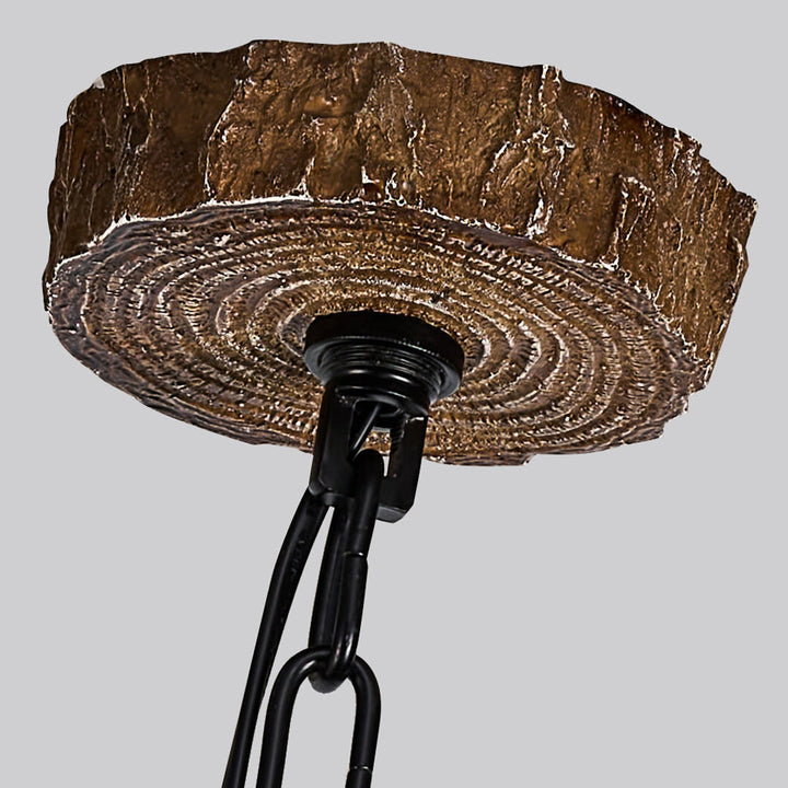 Modern Hornkrona Vintage Metall Taklampa