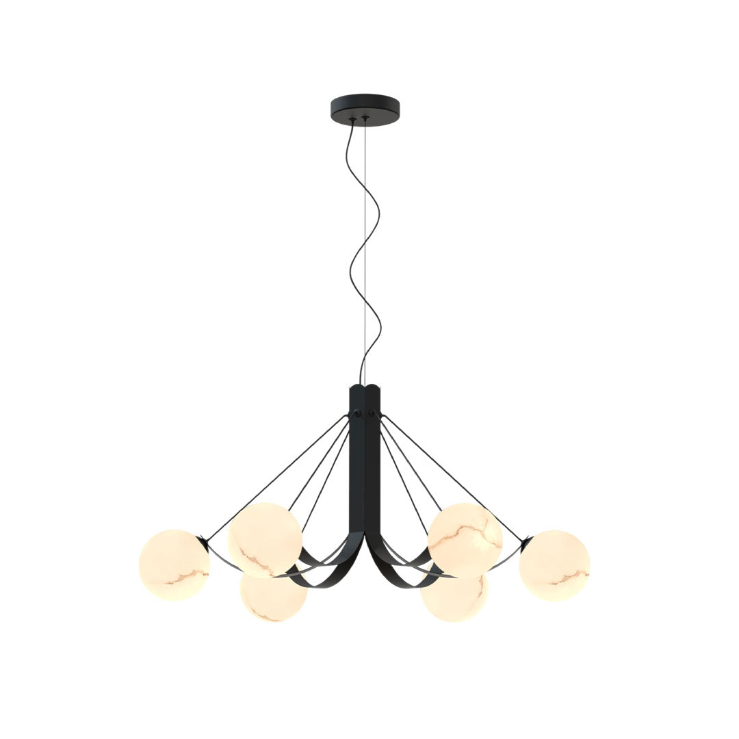 Svart Kandelaber Modern Kreativ Minimalistisk Taklampa