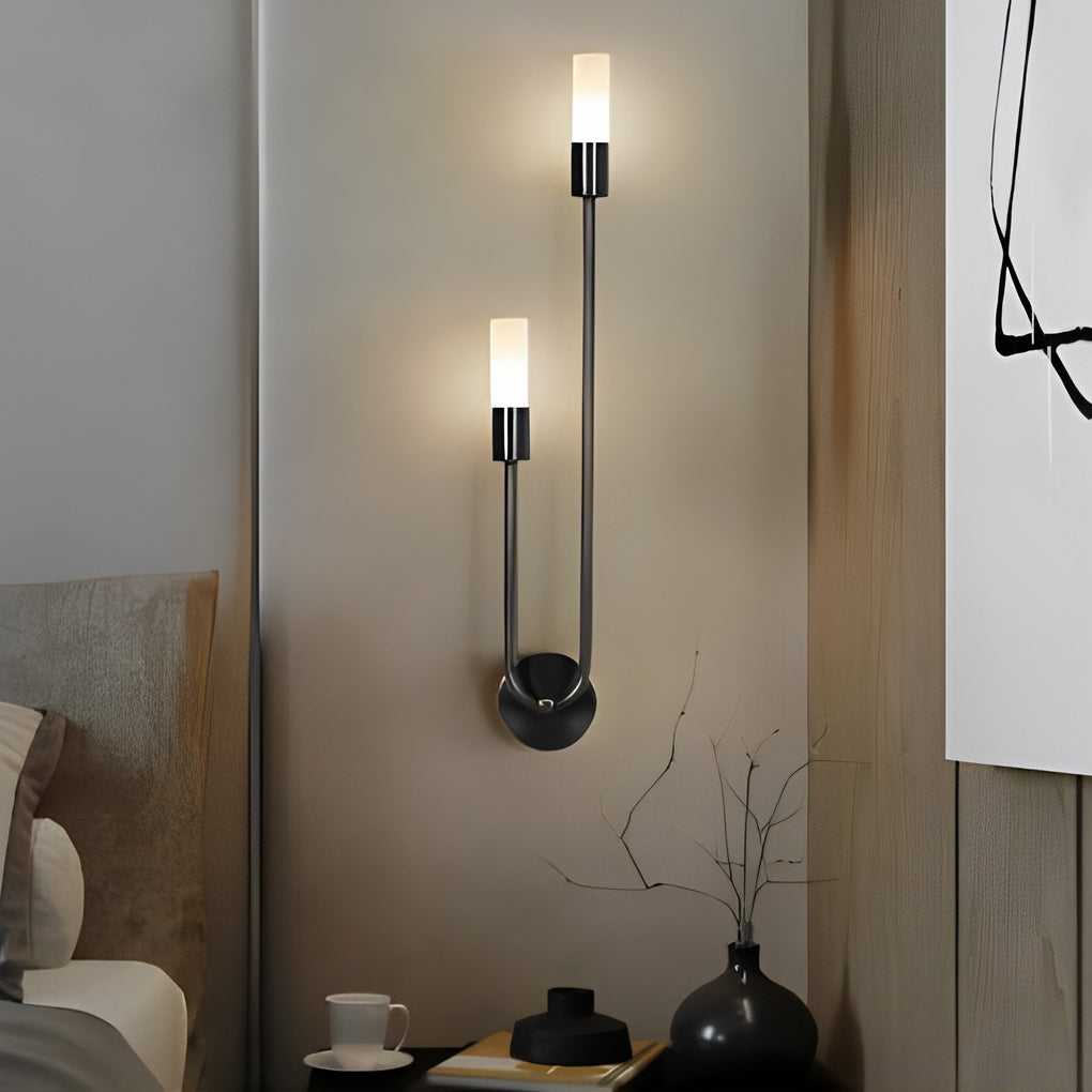 [Öppen Låda] Modern Dubbelhuvud Vägglampa Kreativ Lyx Metallbelysning