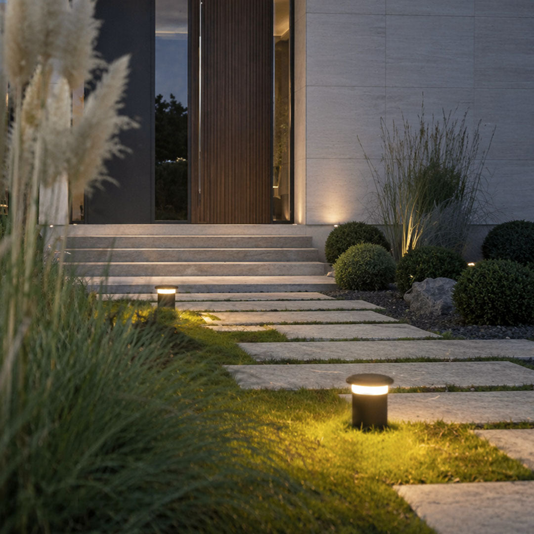 Driveway Bollard Lights Moderna Vattentäta Landskapsljus